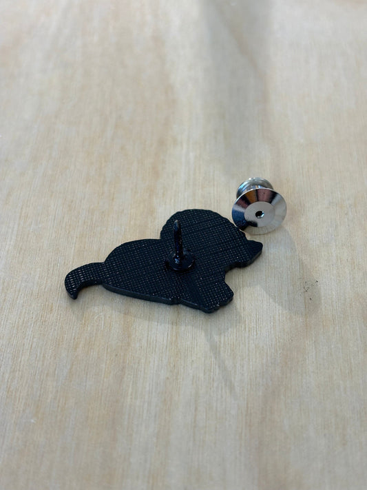 Ginger Dragon enamel pin