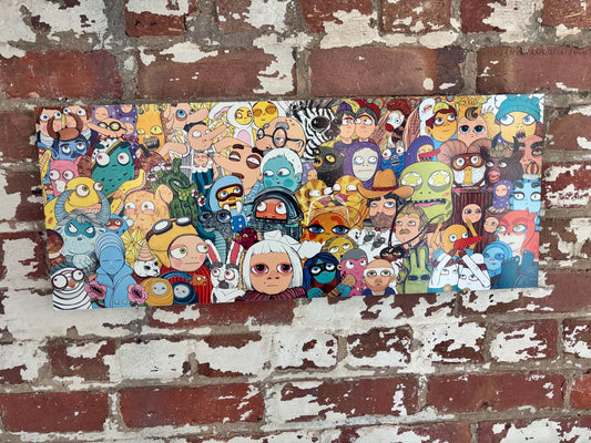 Love Songs Group Portrait (PANORAMA EDITION) Archival print on metal