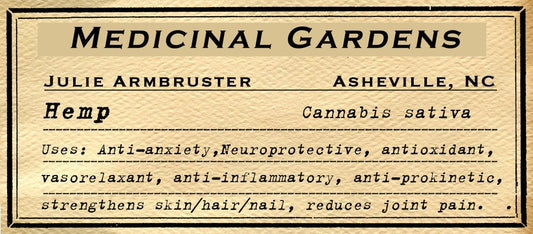 Hemp: Medicinal Plant Series 8x10 Print