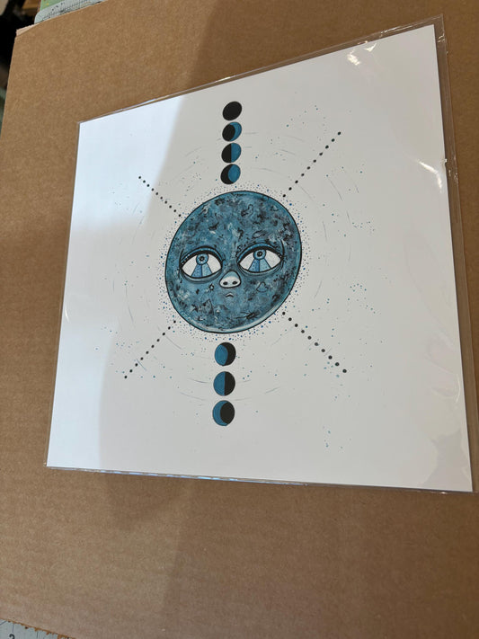 Blue Moon 12x12 inch PRINT
