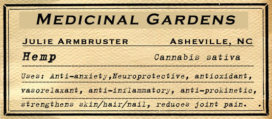 Hemp: Medicinal Plant Series 8x10 Print