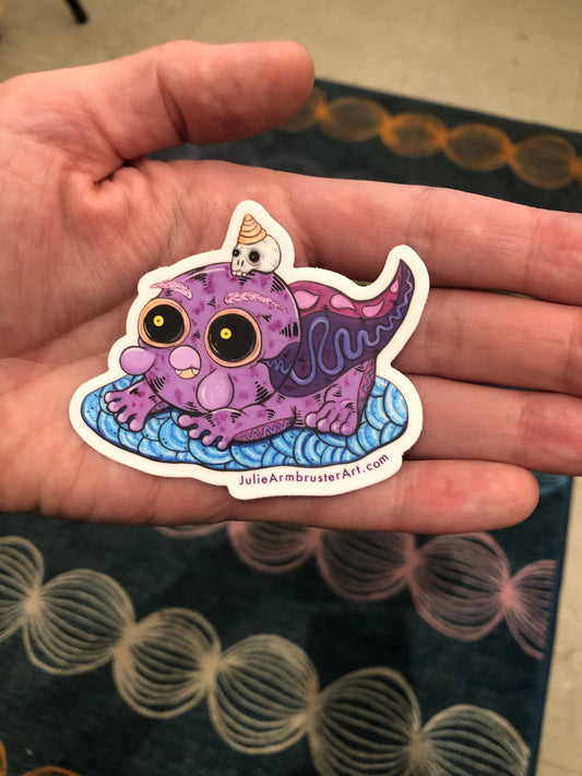 Baby Hellbender 3-inch Vinyl Sticker