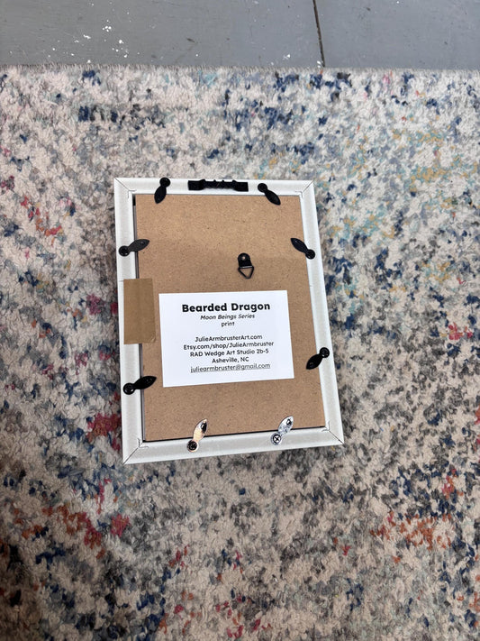 Bearded Dragon (framed print)