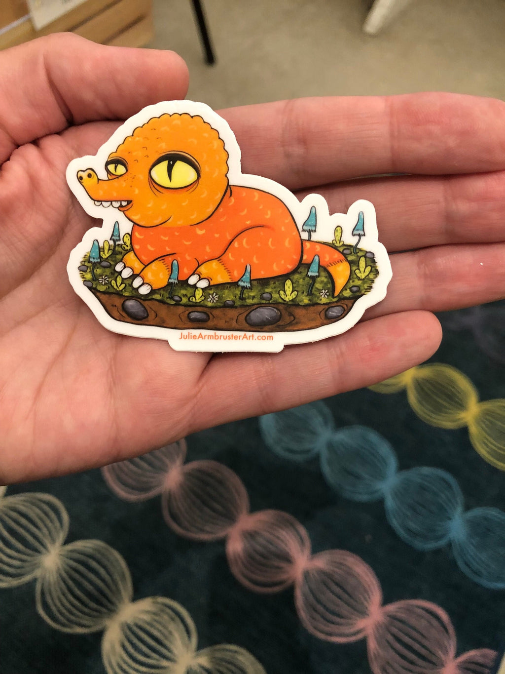 Ginger Dragon 3-inch Vinyl Sticker