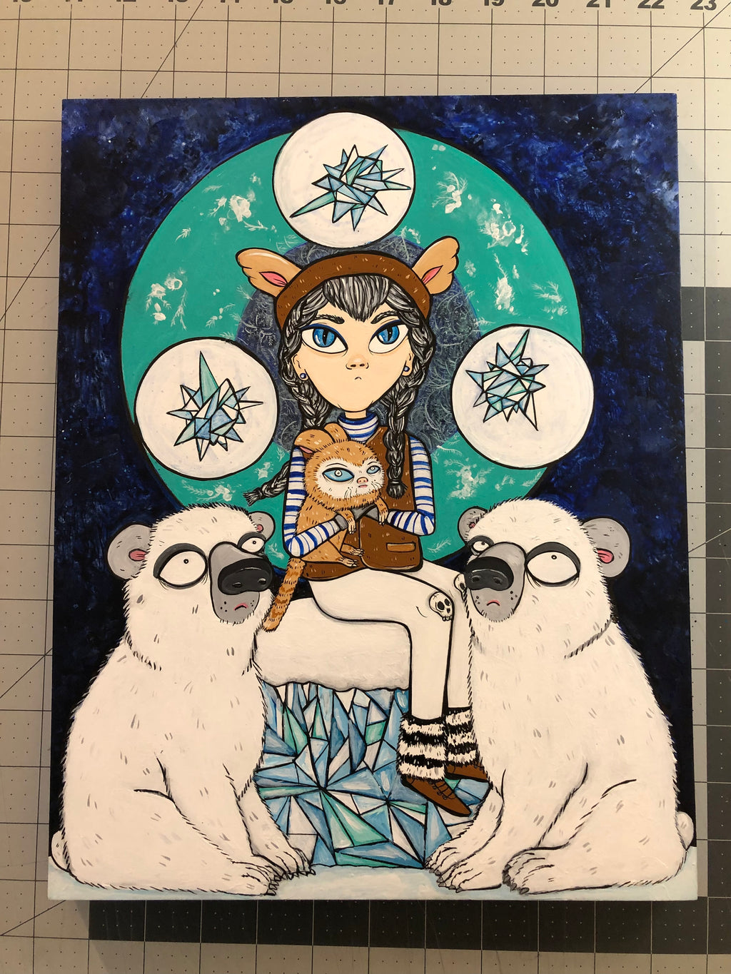 Sapphire and the Three Elemental Frosts