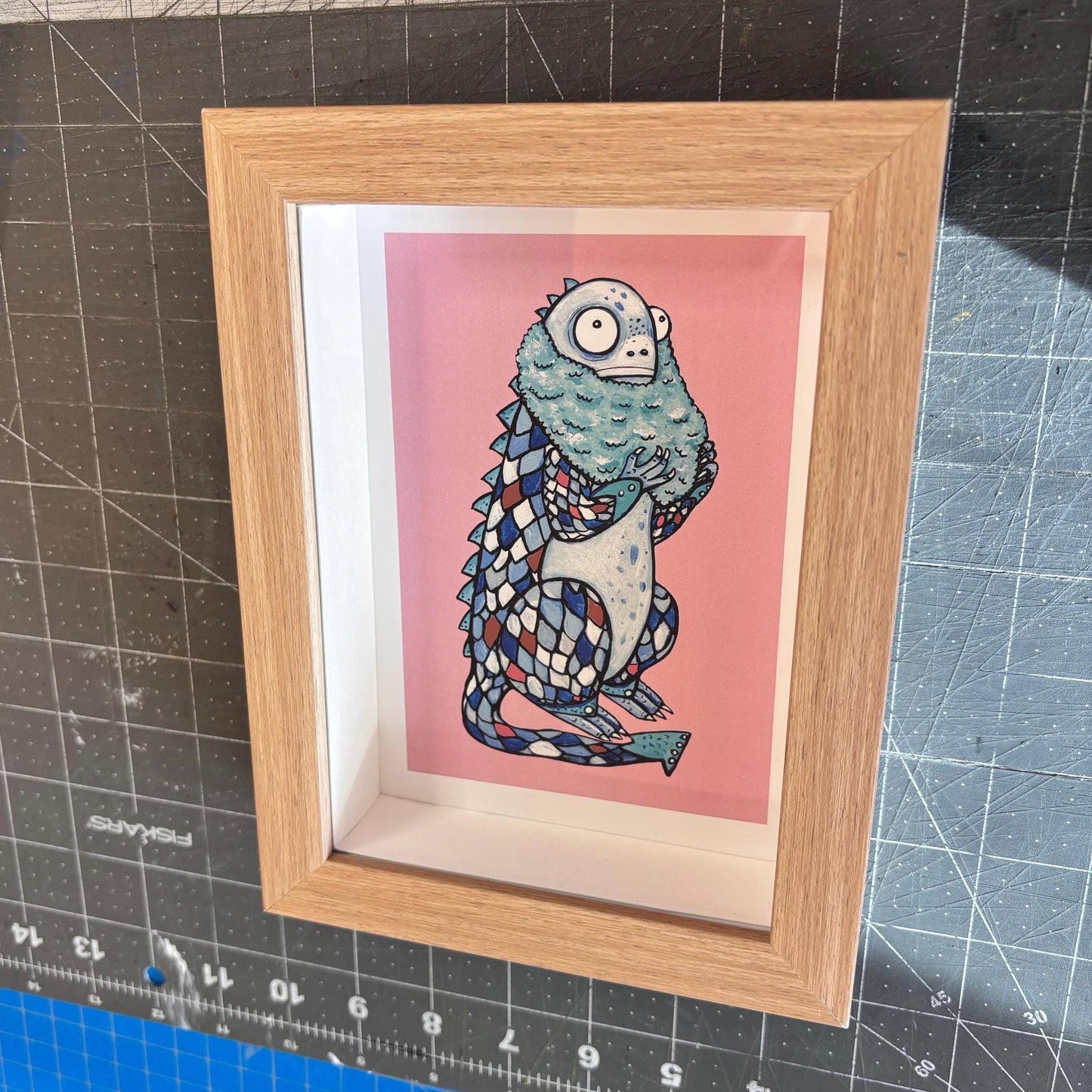 Bearded Dragon (framed print)