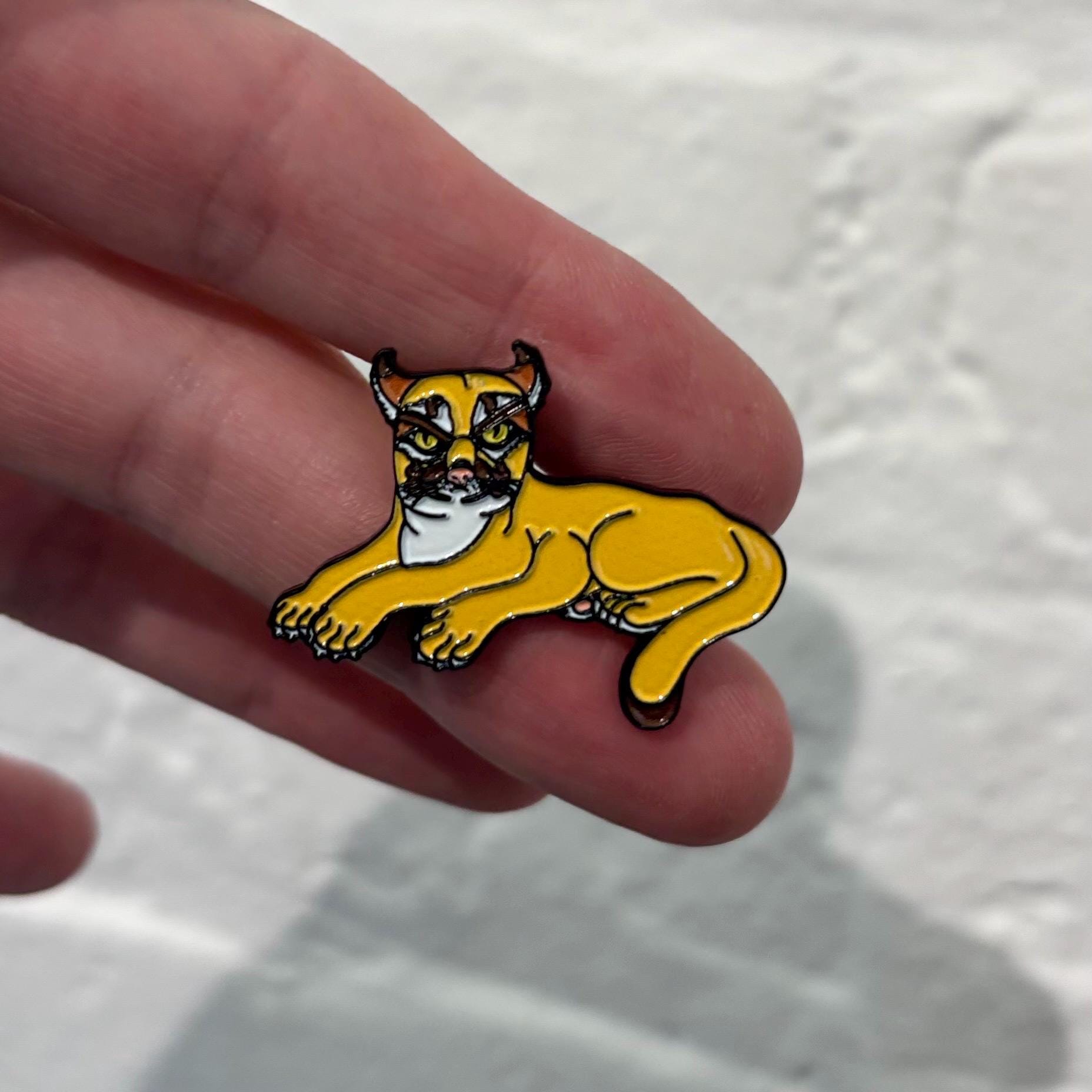 SUPER Wampus Cat enamel pin
