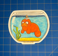 Pet Manatee 3-inch Vinyl Sticker