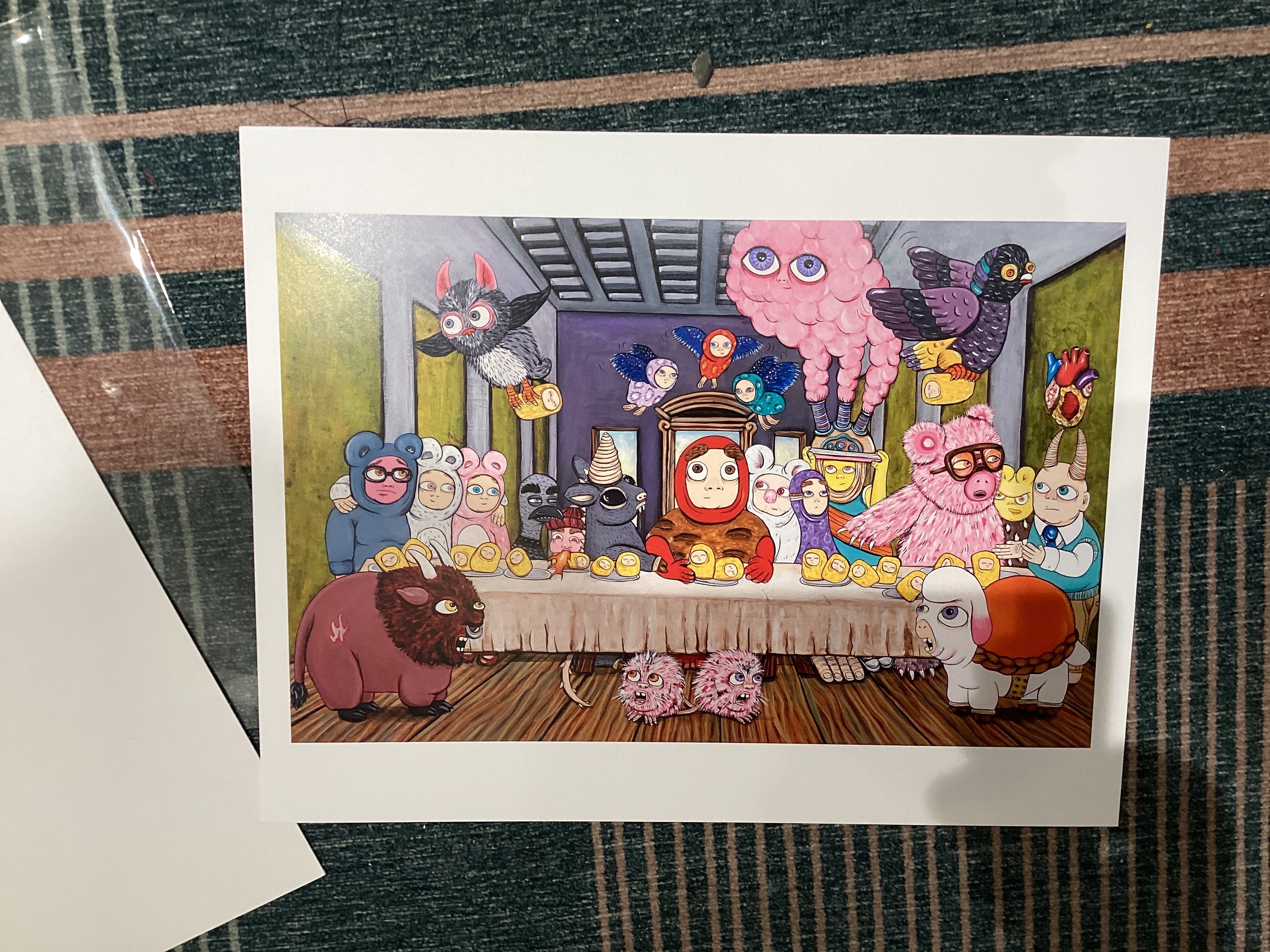 Tater tots last supper 11x14 print