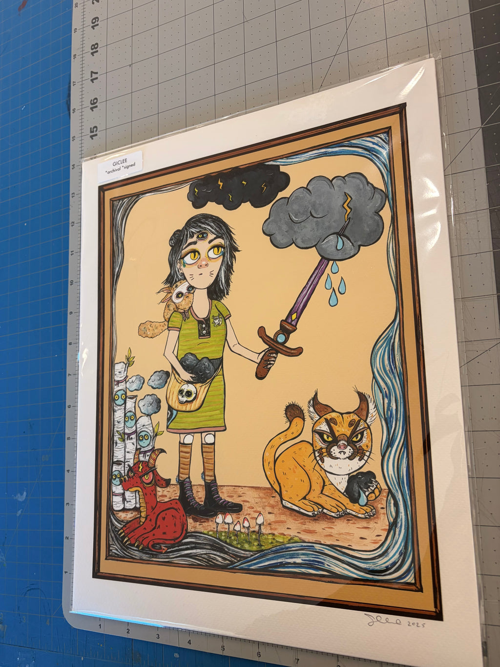 Ace of Swords (giclee)