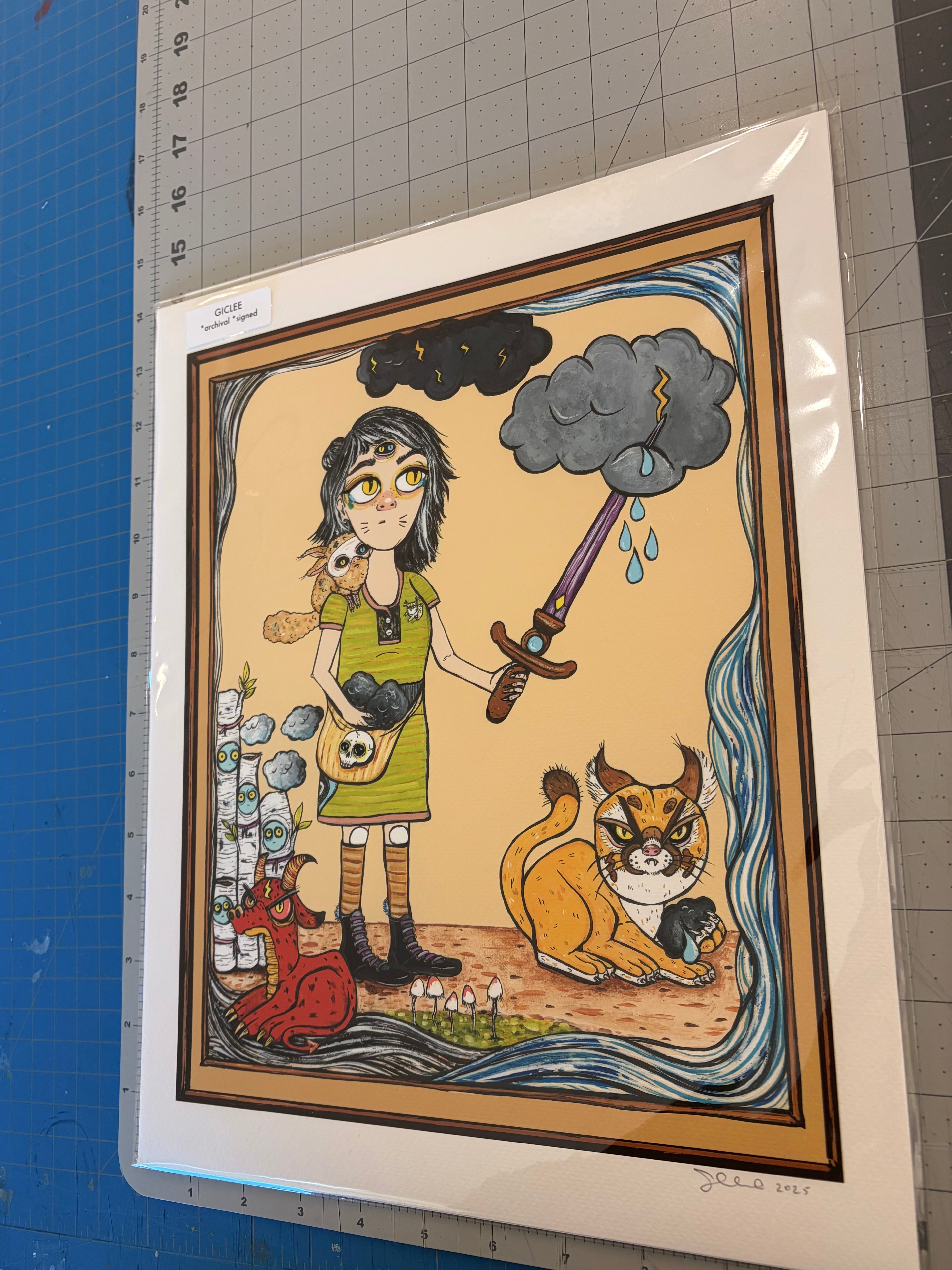 Ace of Swords (giclee)