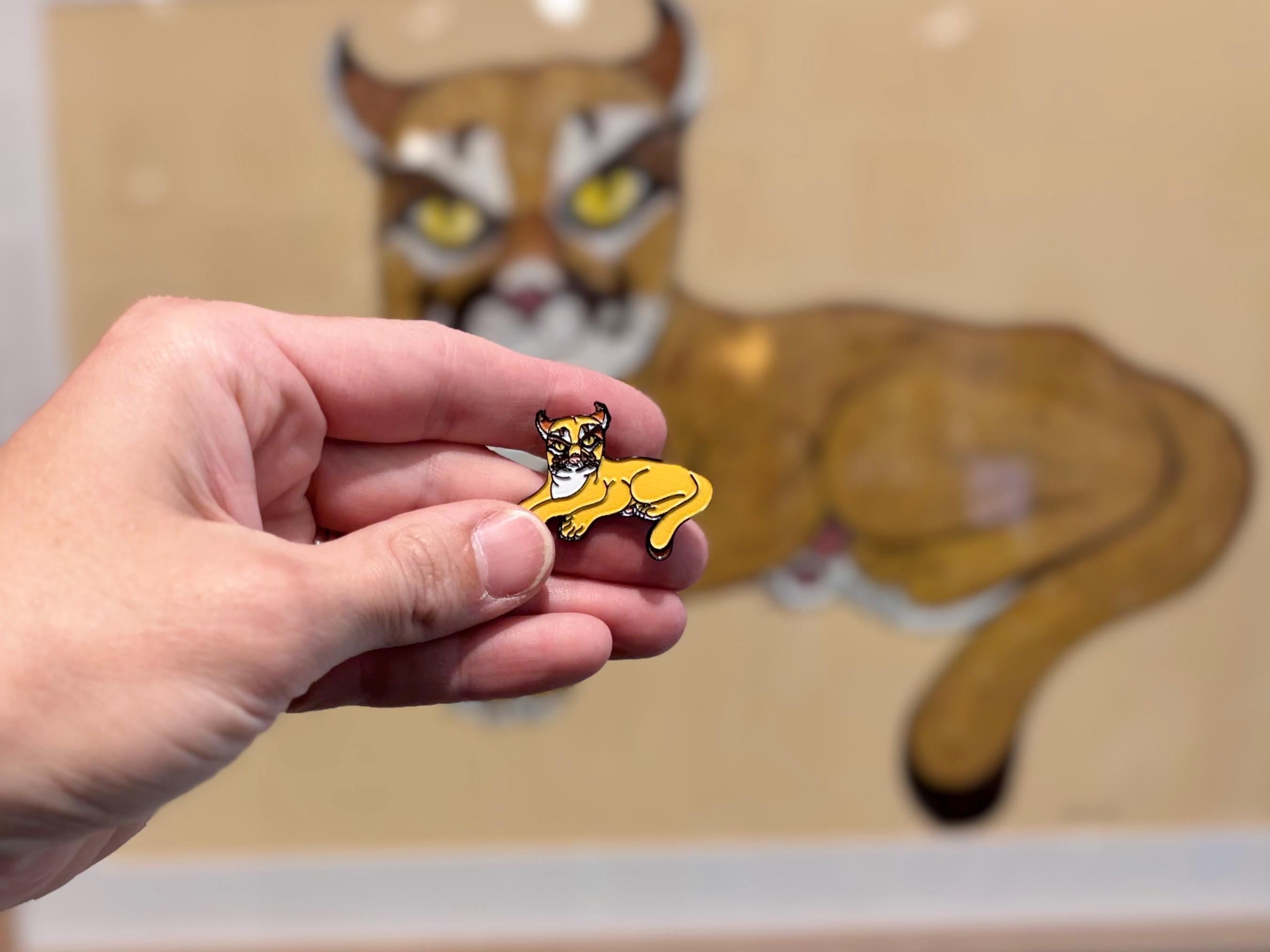 SUPER Wampus Cat enamel pin