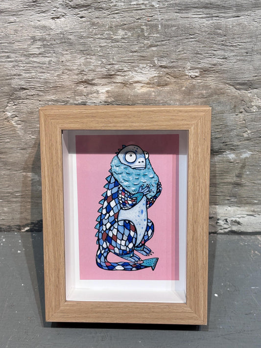 Bearded Dragon (framed print)