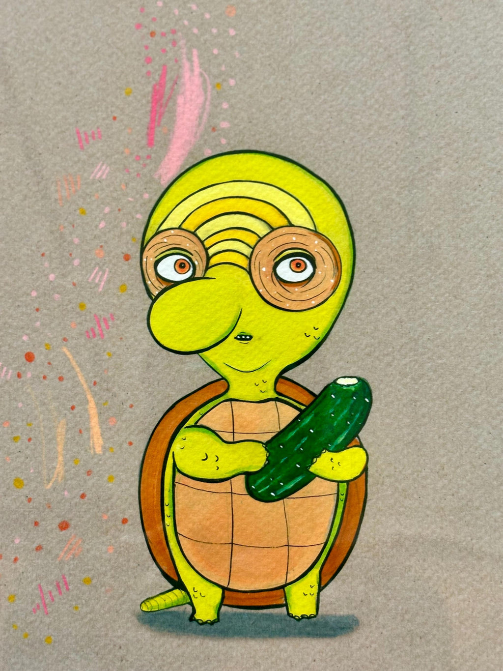 Turtle Spirit FRAMED giclee