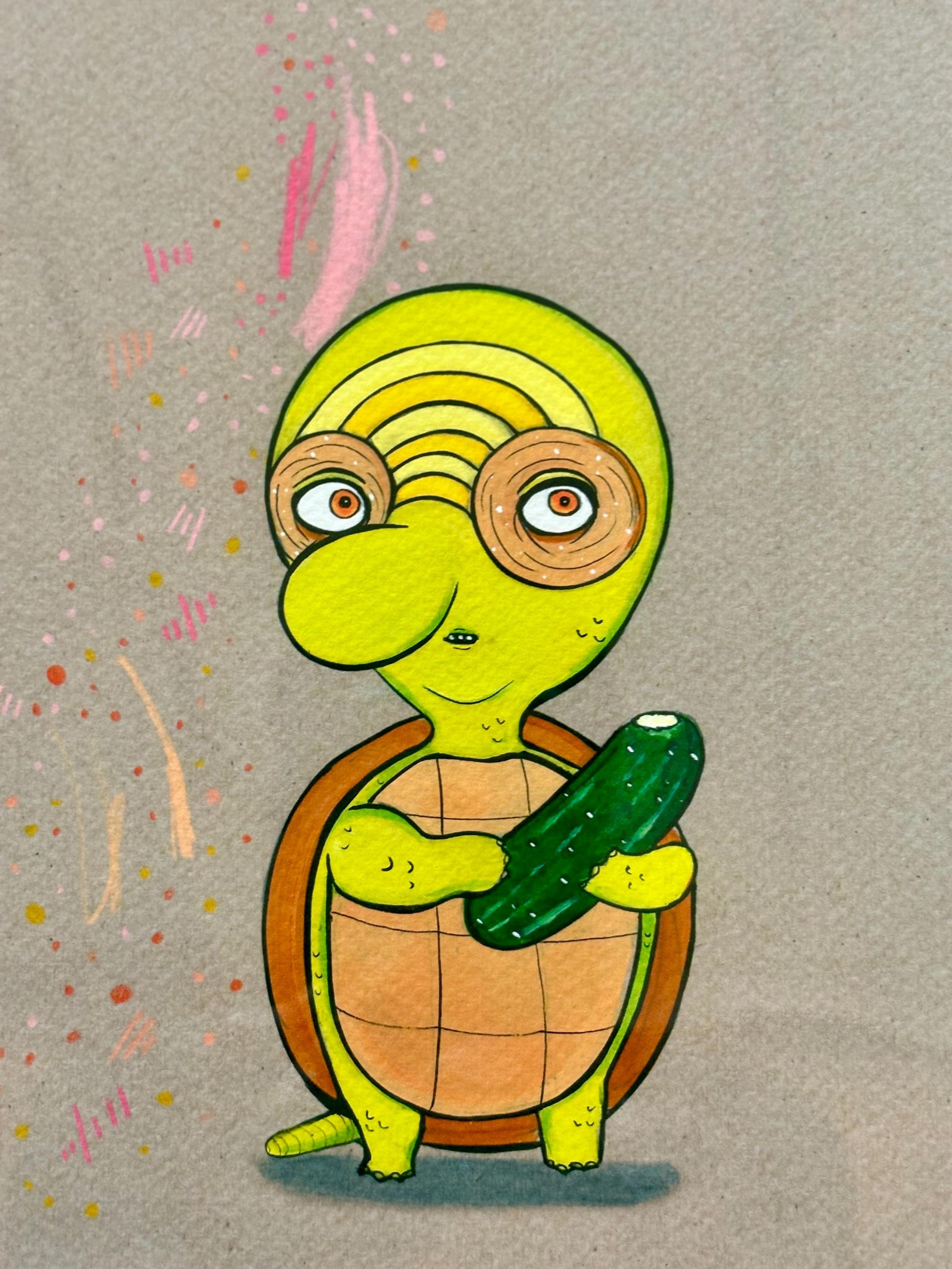 Turtle Spirit FRAMED giclee