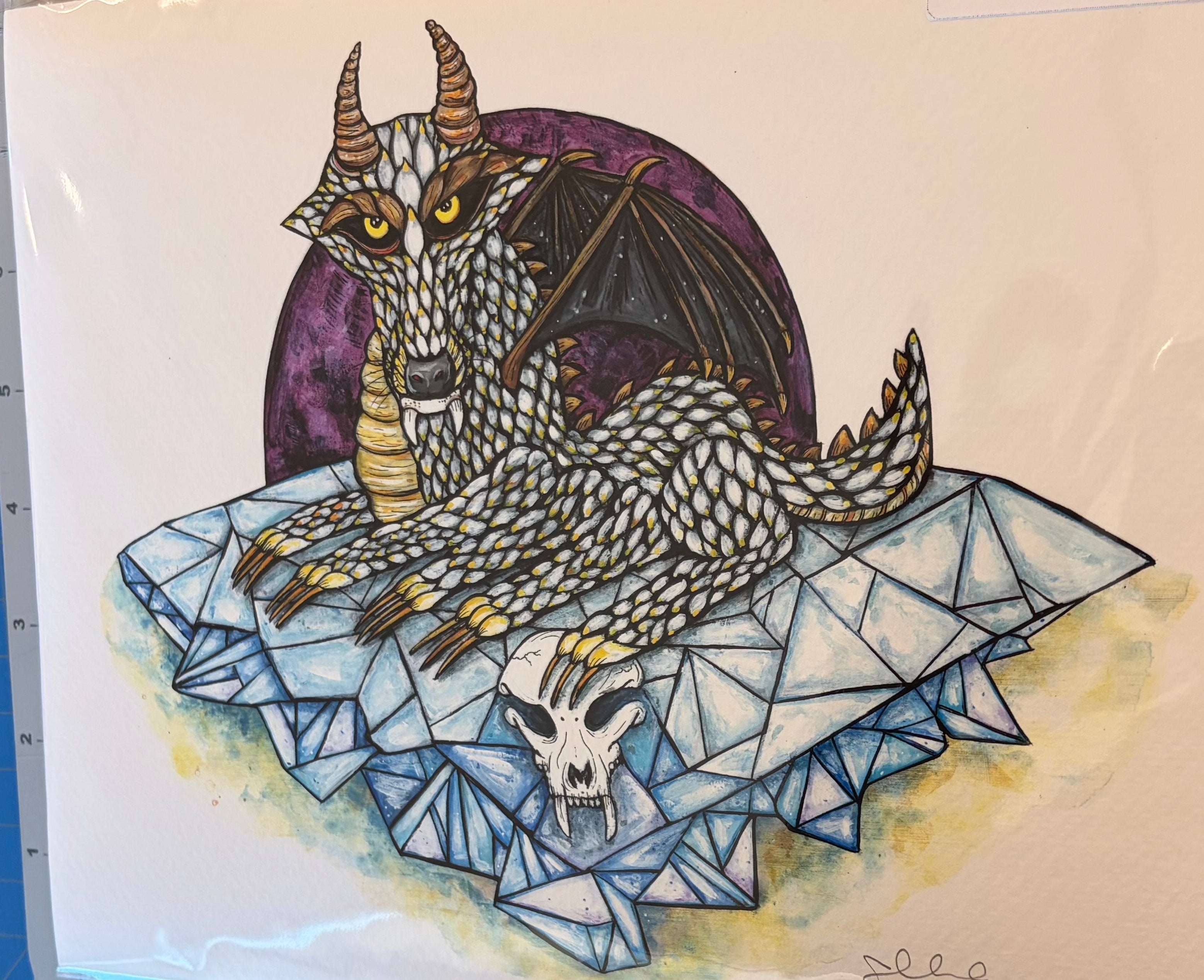 Wolf Moon Dragon (giclee)