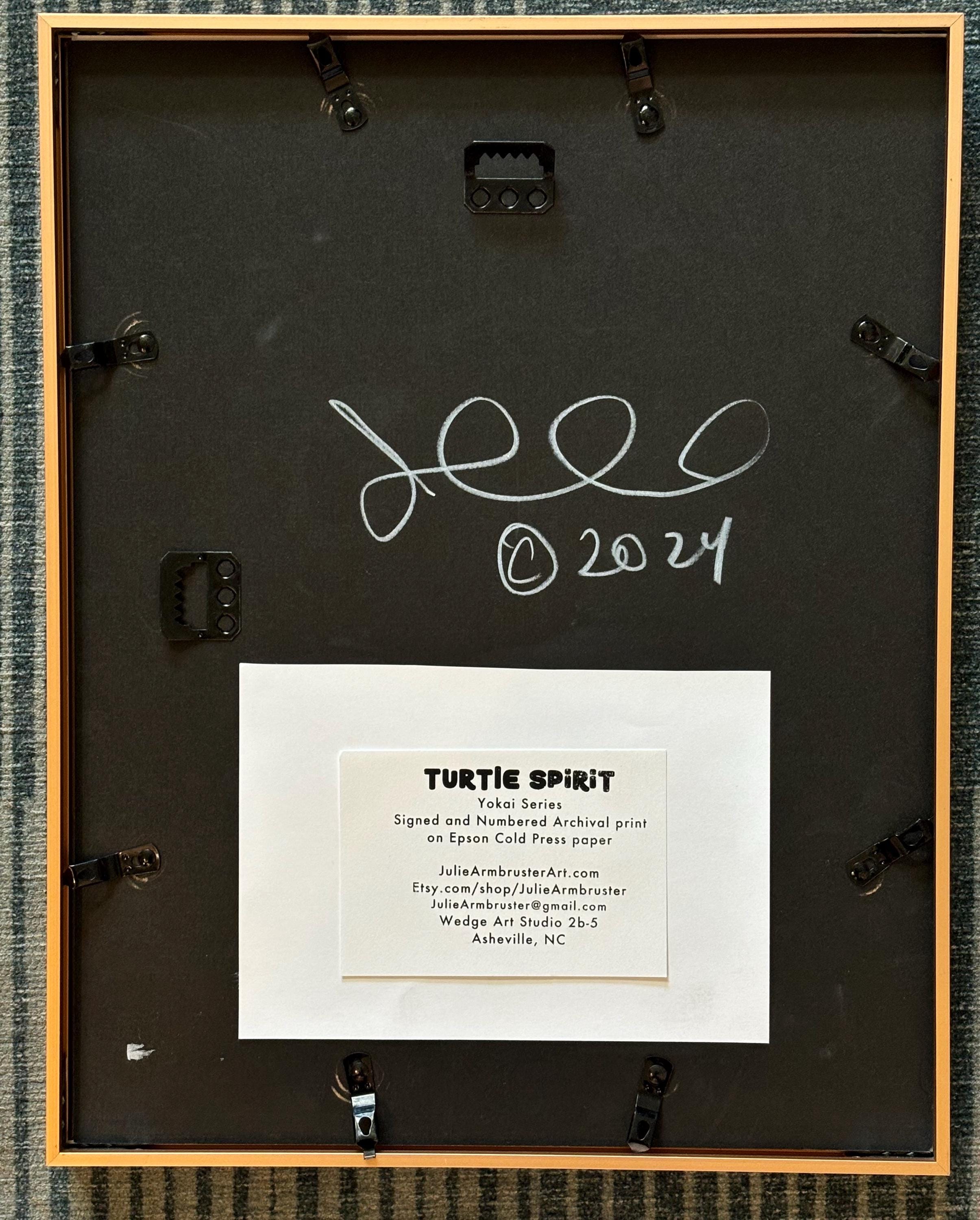 Turtle Spirit FRAMED giclee