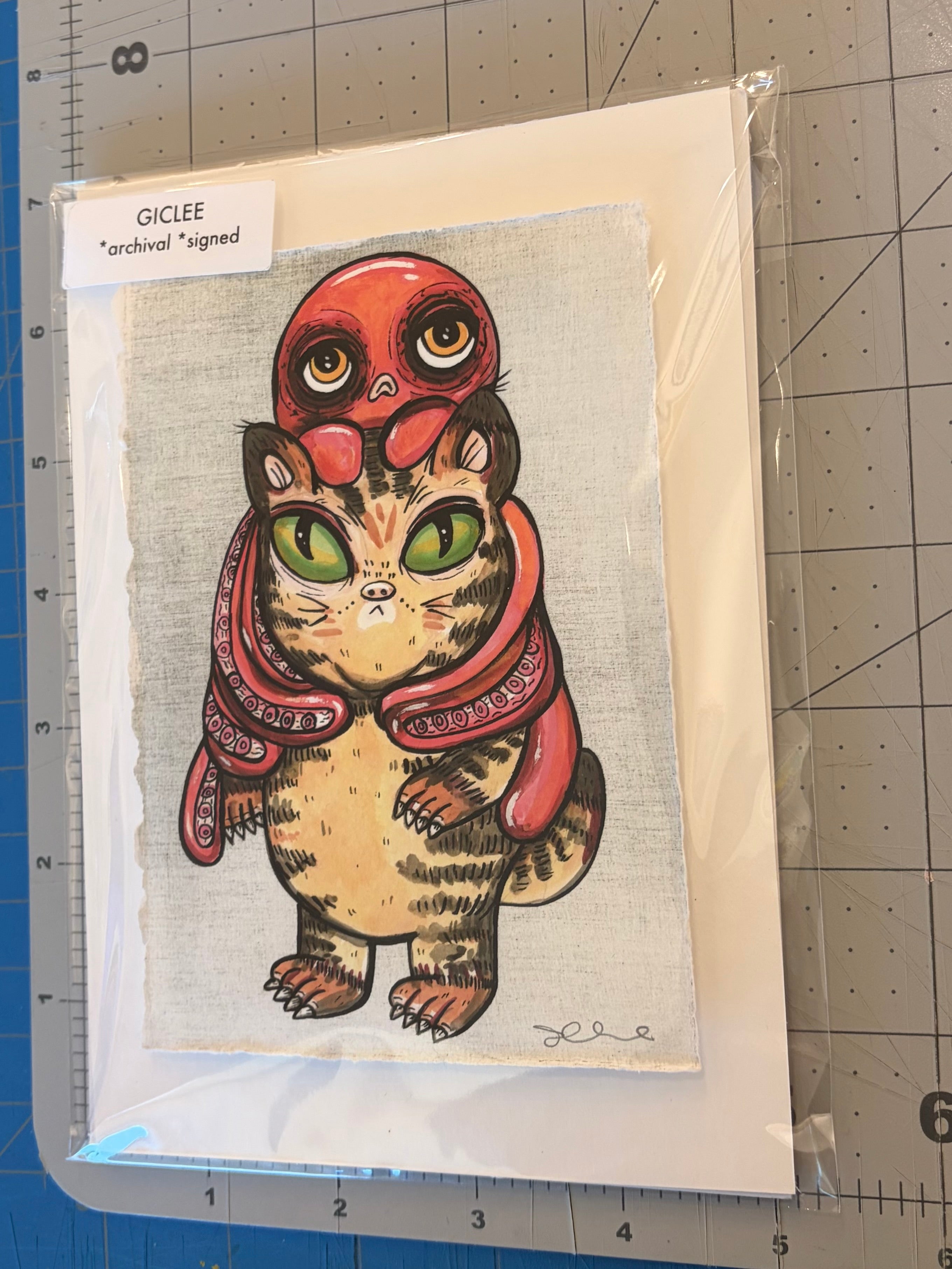 Tako Neko (octopus on cat/ 2 lucky things)