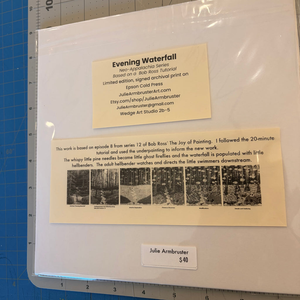 Evening Waterfall (giclee)