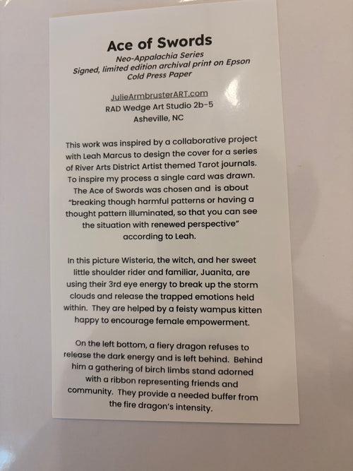 Ace of Swords (giclee)