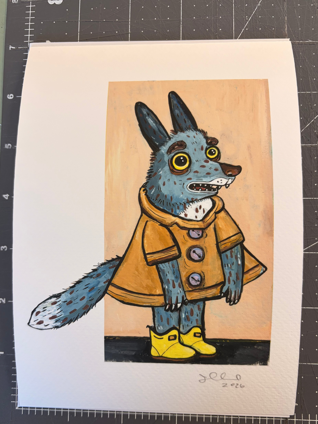 Werewolf 5x7 inch giclee print