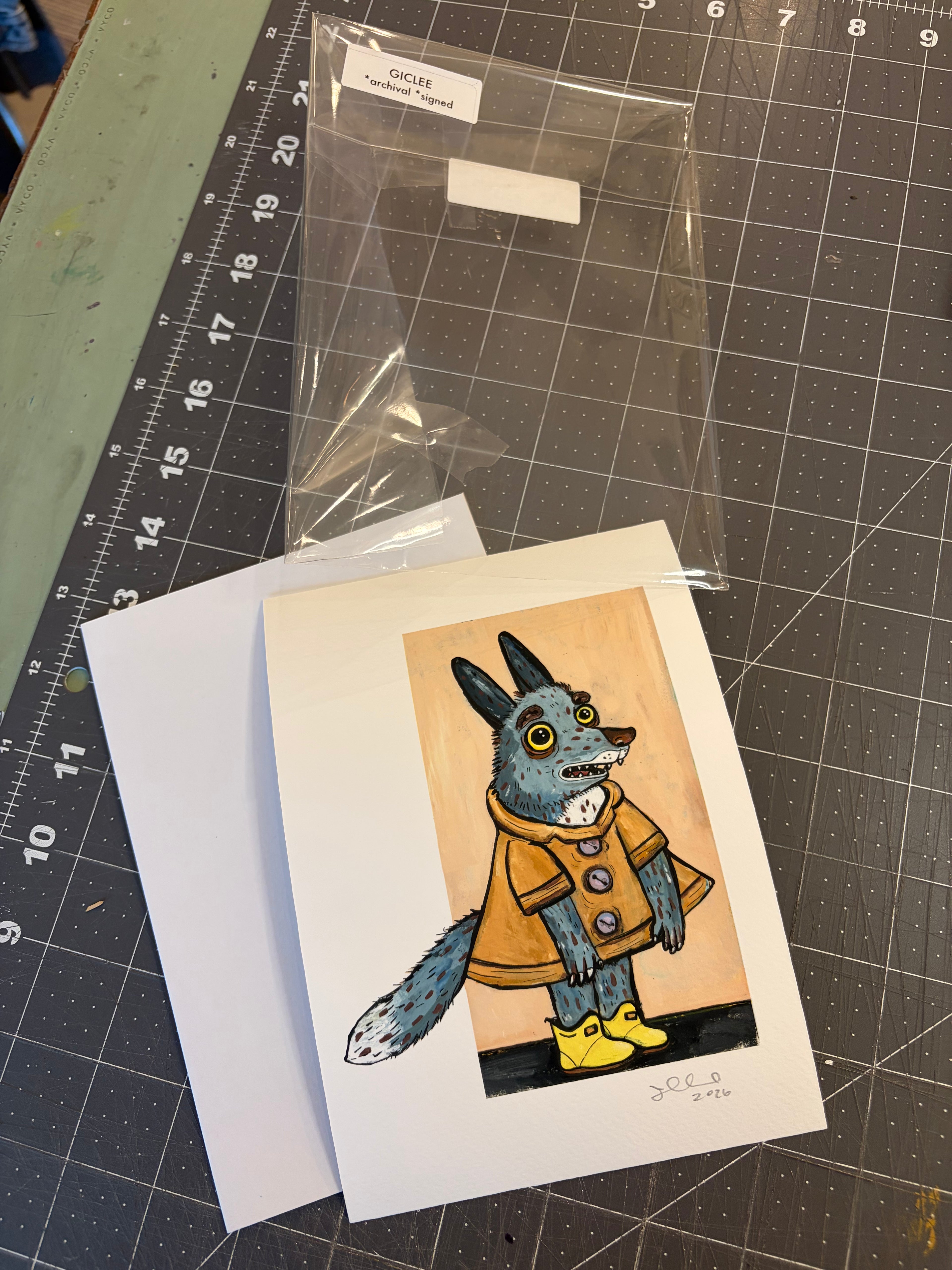 Werewolf 5x7 inch giclee print