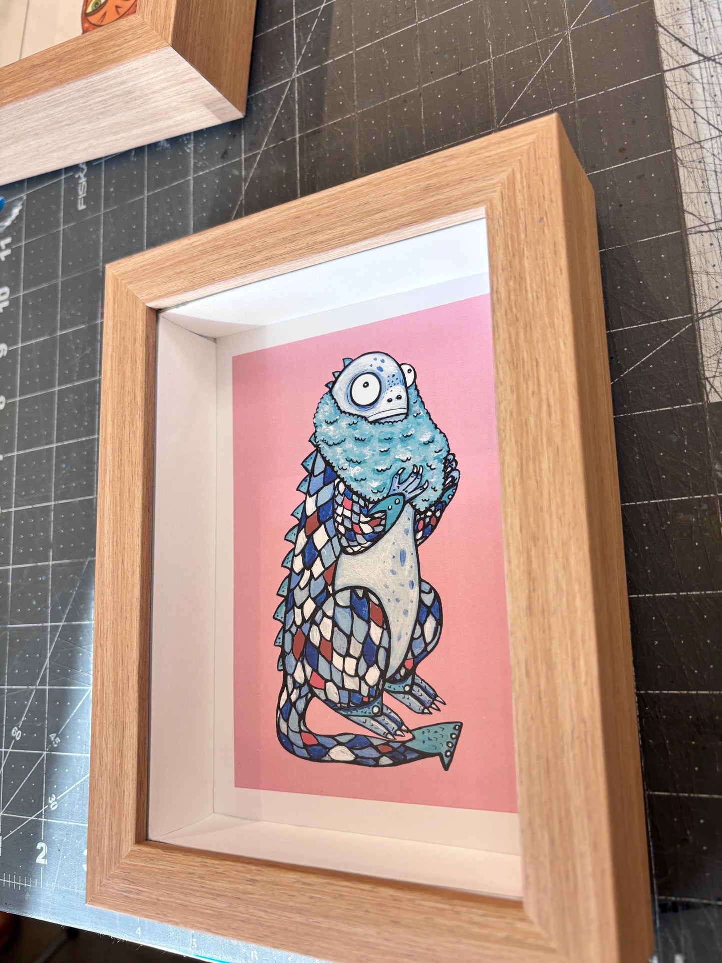 Bearded Dragon (framed print)