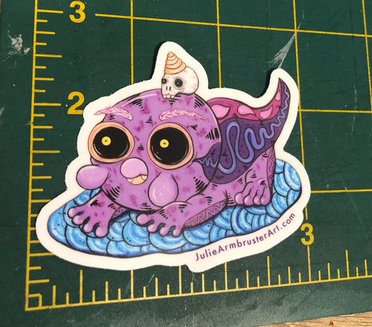 Baby Hellbender 3-inch Vinyl Sticker