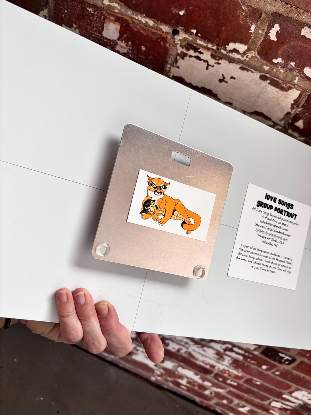 Love Songs Group Portrait (PANORAMA EDITION) Archival print on metal