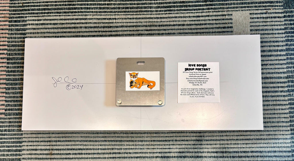 Love Songs Group Portrait (PANORAMA EDITION) Archival print on metal