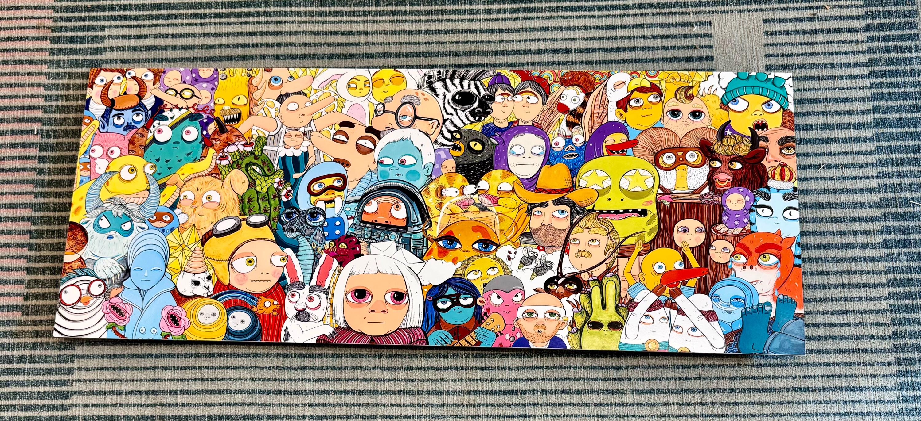 Love Songs Group Portrait (PANORAMA EDITION) Archival print on metal