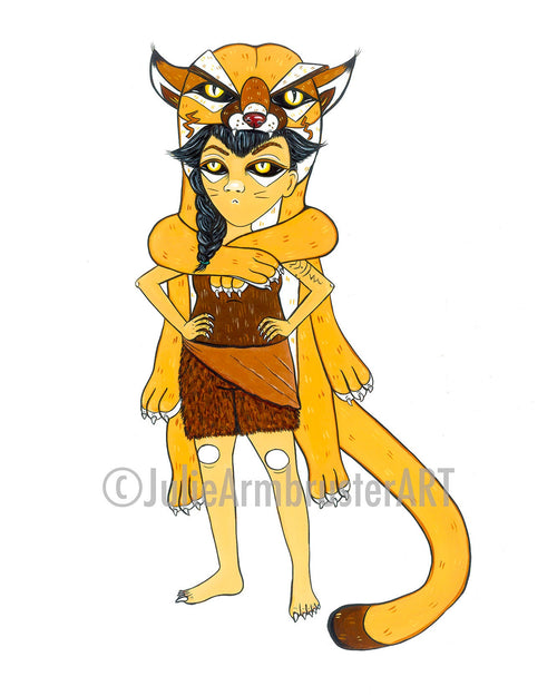 Empowered Wampus Cat PRINT