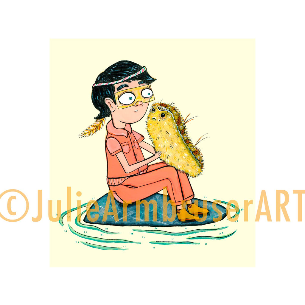 The Hairy Taco print 8x8 inches