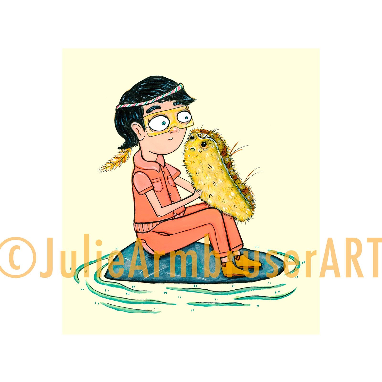 The Hairy Taco print 8x8 inches