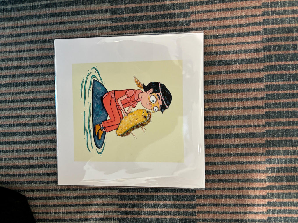 The Hairy Taco print 8x8 inches