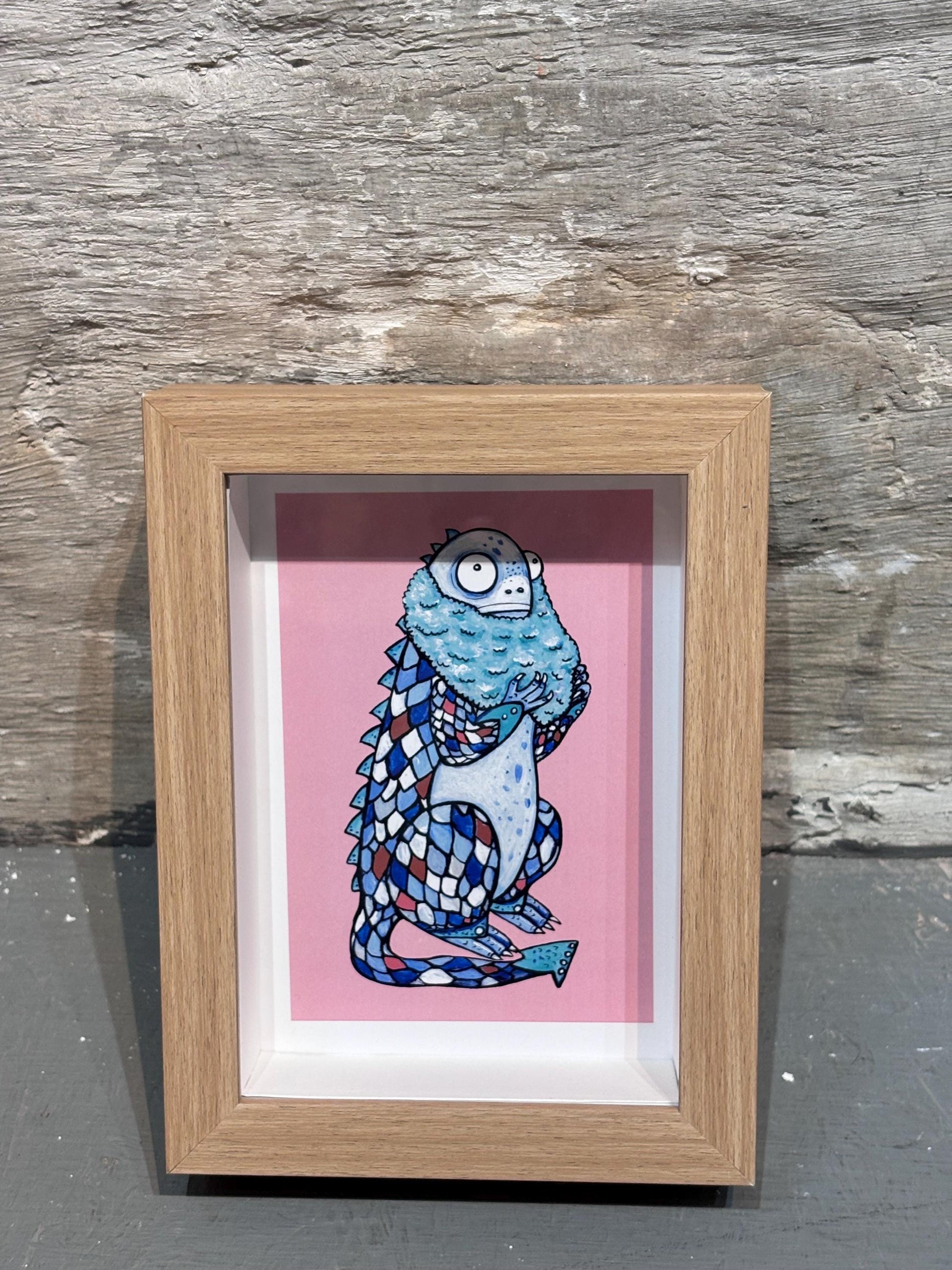 Bearded Dragon (framed print)