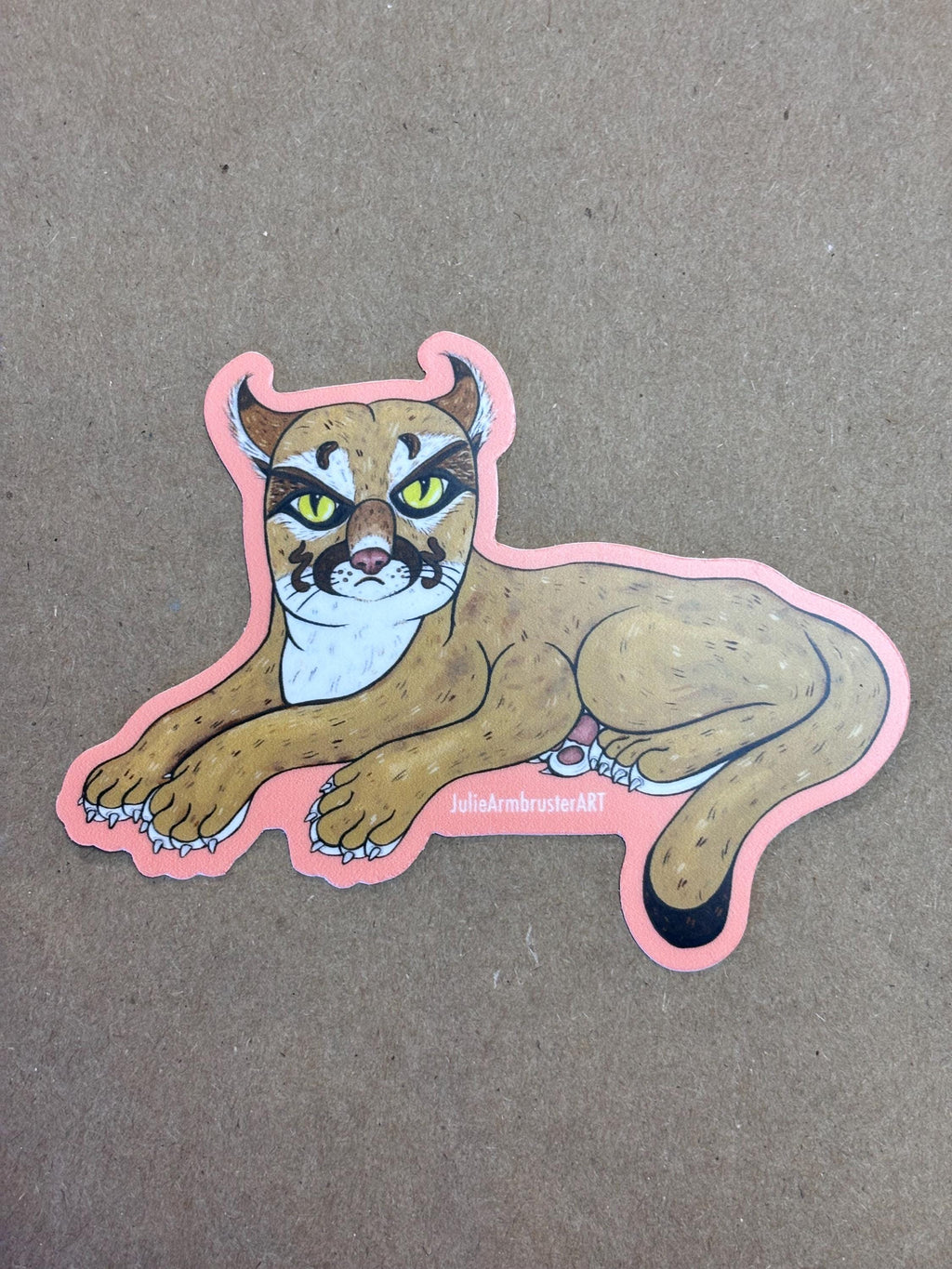 SUPER Wampus Cat 4-inch Vinyl Sticker