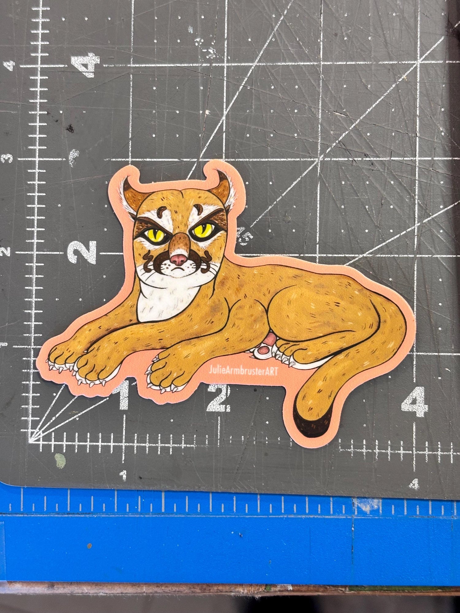 SUPER Wampus Cat 4-inch Vinyl Sticker