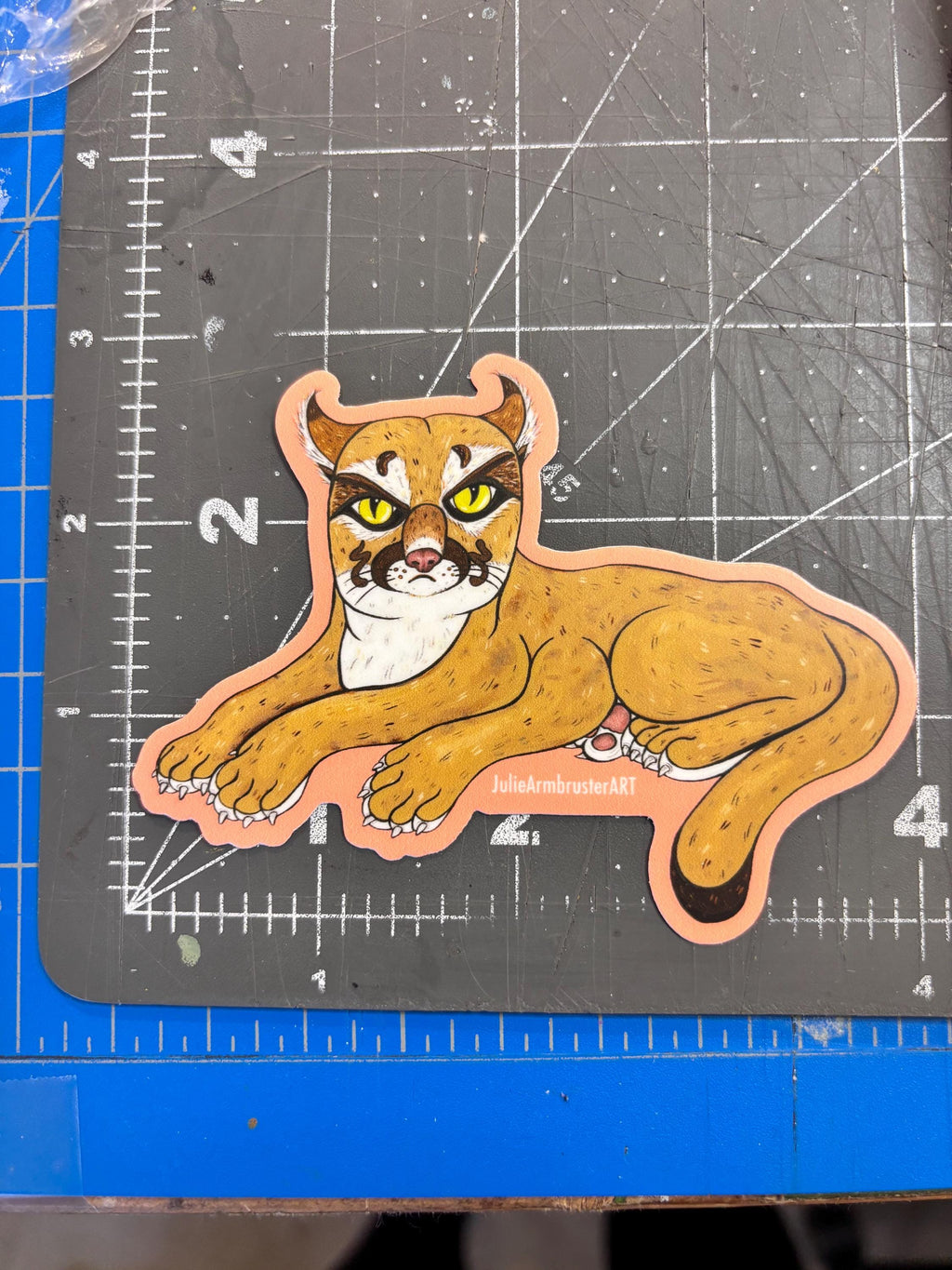 SUPER Wampus Cat 4-inch Vinyl Sticker