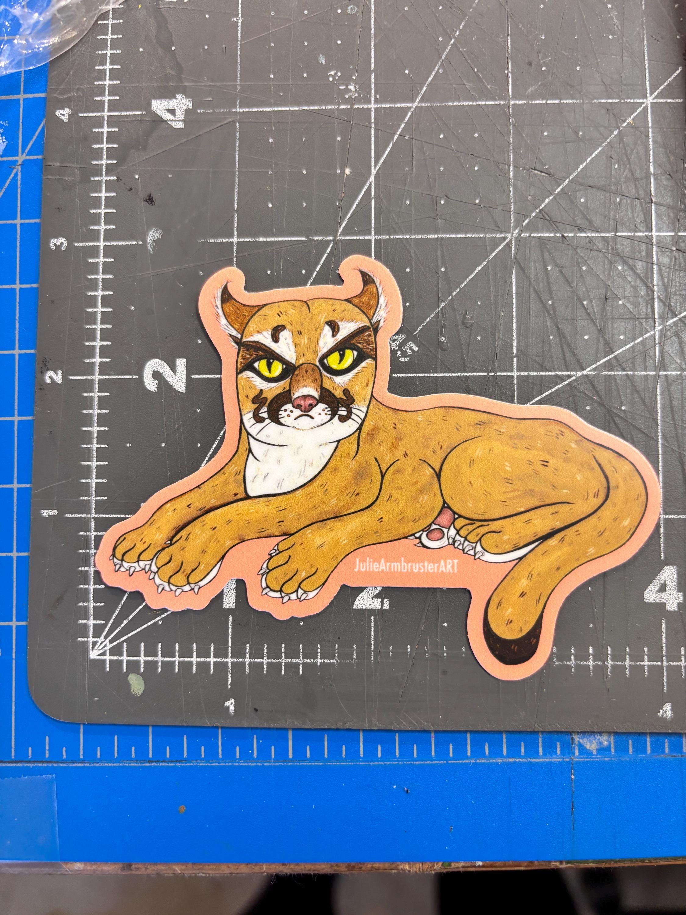 SUPER Wampus Cat 4-inch Vinyl Sticker