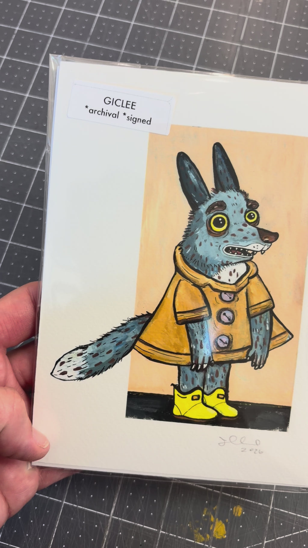 Werewolf 5x7 inch giclee print