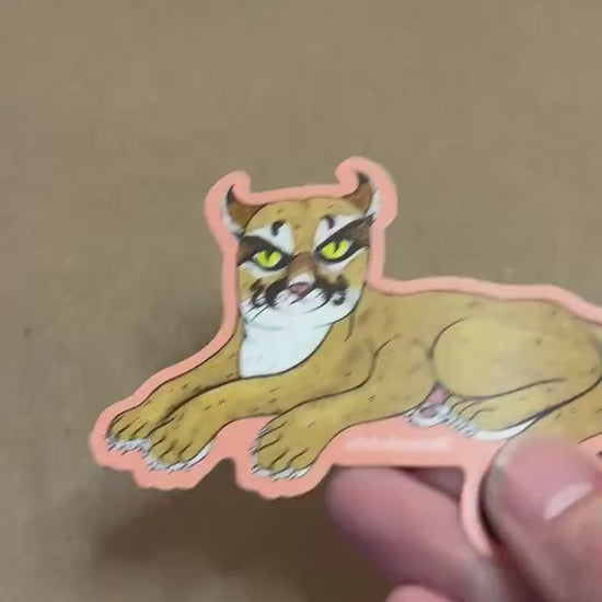 SUPER Wampus Cat 4-inch Vinyl Sticker